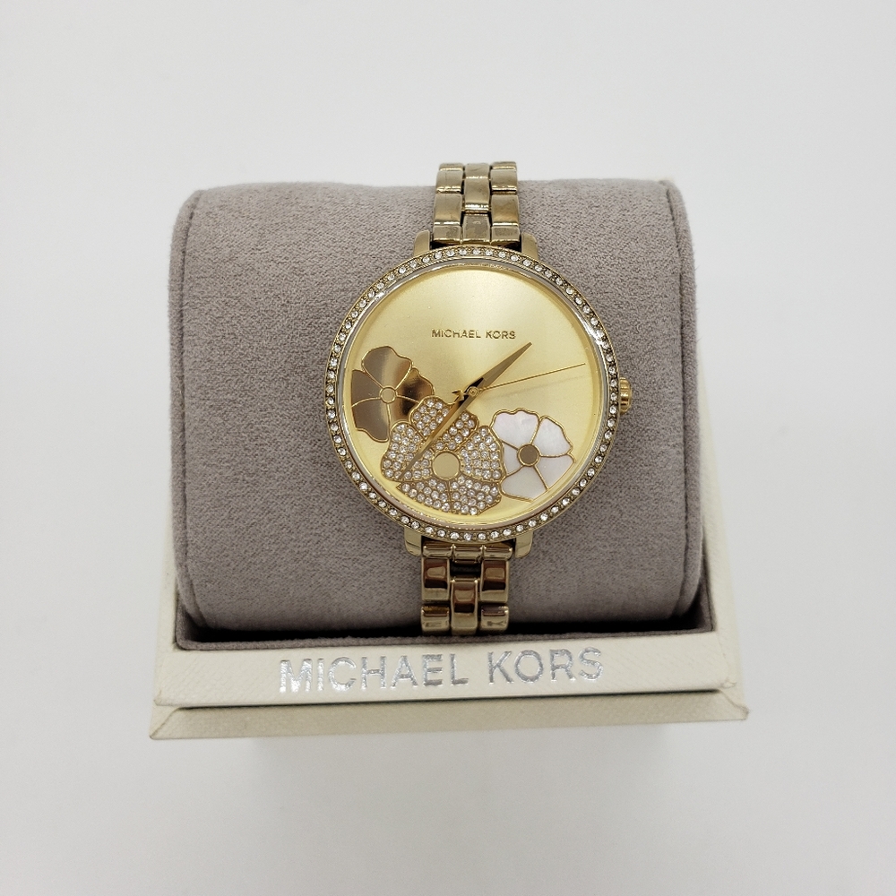 Michael Kors Gold Floral Watch